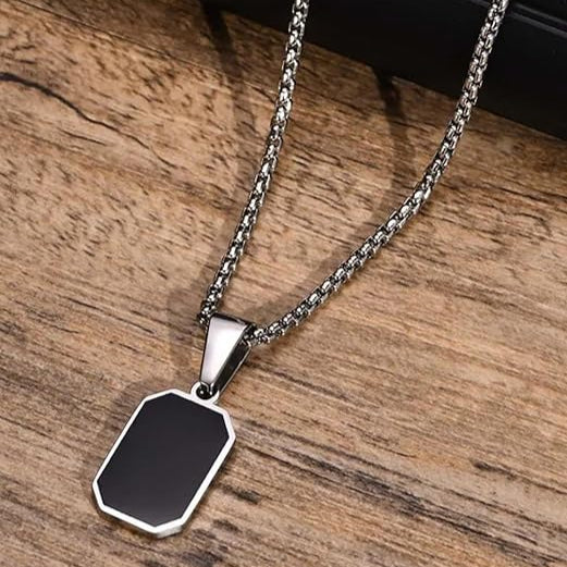 Geometric Square Pendant for unisex
