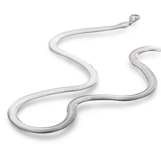 New Silver Snake Chain Male Female Wearable