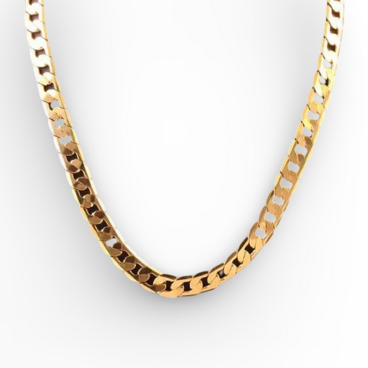 Punk Cuban Gold Chain Necklace For men