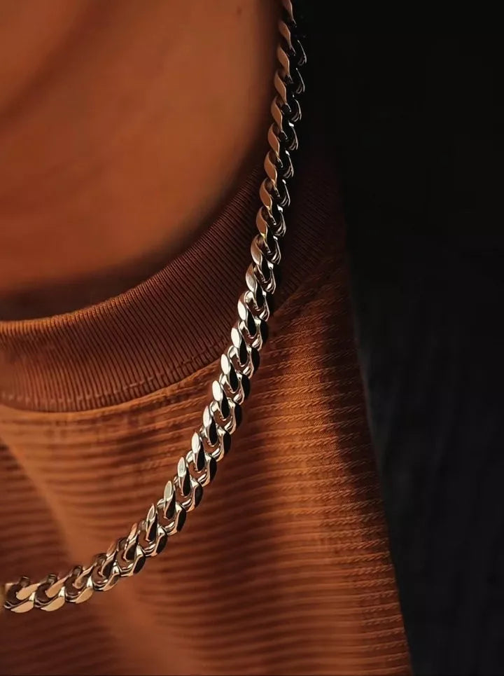 10mm Cuban Link Neck Chain For Men