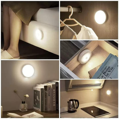 Self-Adhesive Motion Sensor Light for Home with USB Charging