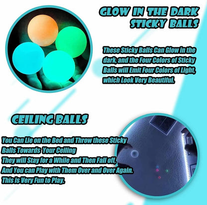 Glow Sticky Ceiling Balls