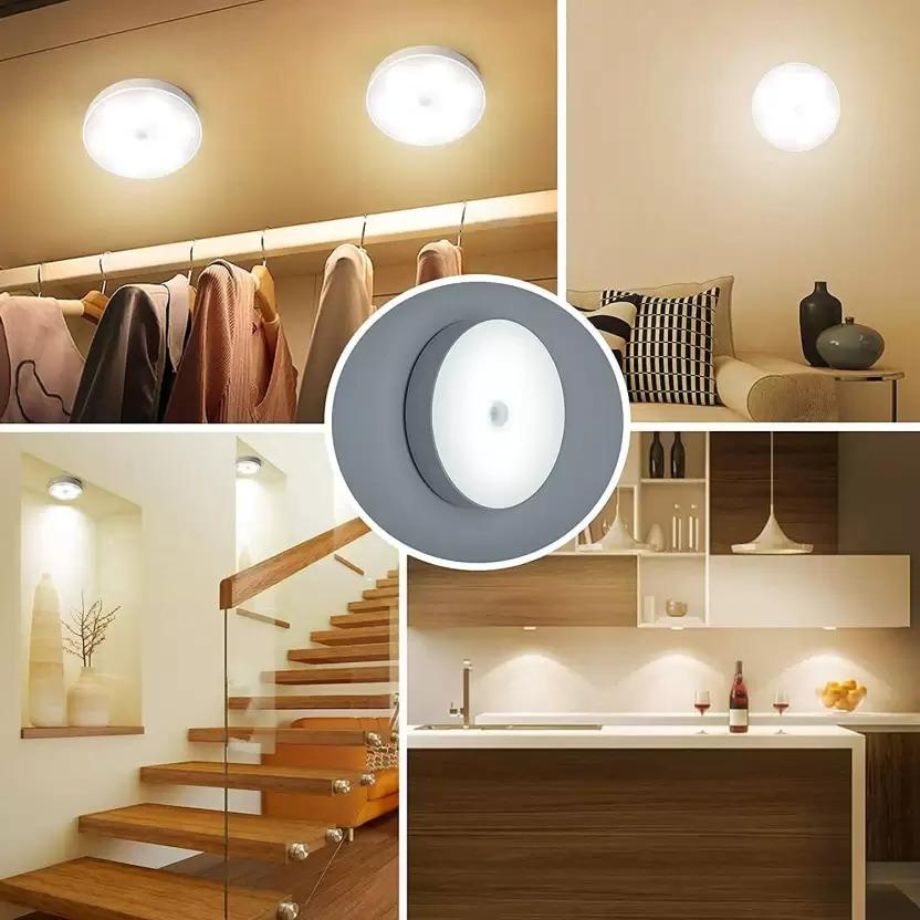 Self-Adhesive Motion Sensor Light for Home with USB Charging