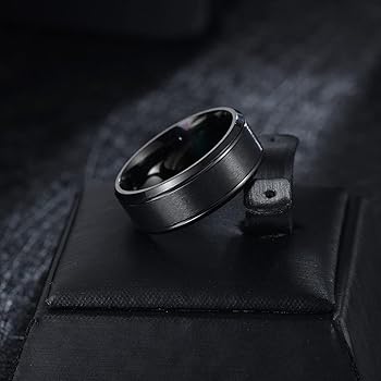 Boy's Titanium  Black Ring