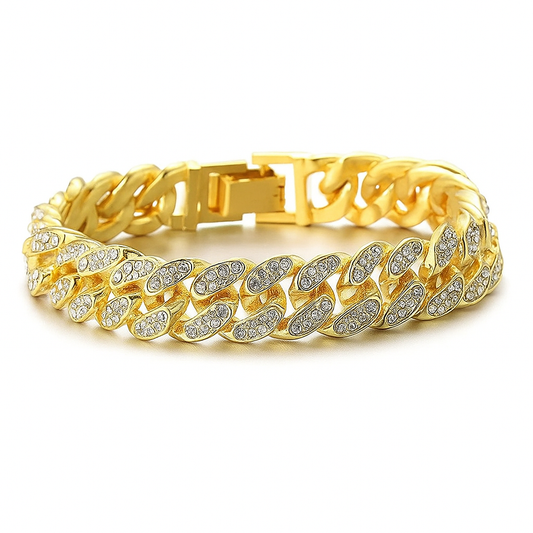 Cuban bracelet Fully Diamond unisex