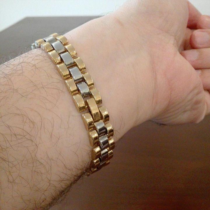Gold Plated Unisex Chain Bracelet