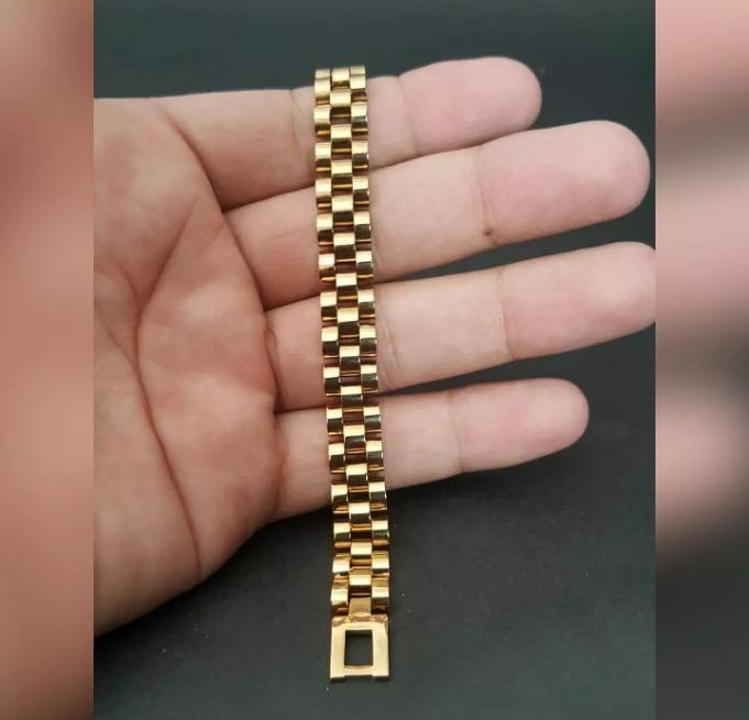 Gold Plated Unisex Chain Bracelet