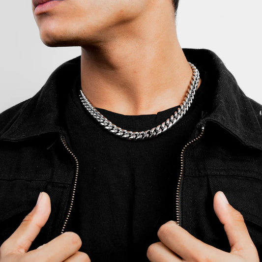 10mm Cuban Link Neck Chain For Men